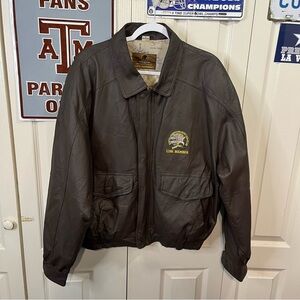 North American Hunting Club Men’s Leather Jacket